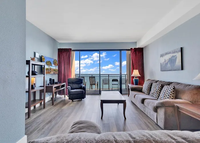 Scenic Views From The Balcony At Ocean Forest Plaza Condos